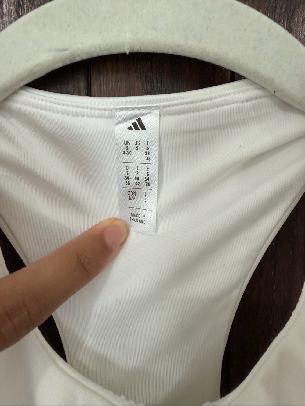adidas White Racerback Mini Dress - Picture 3 of 5